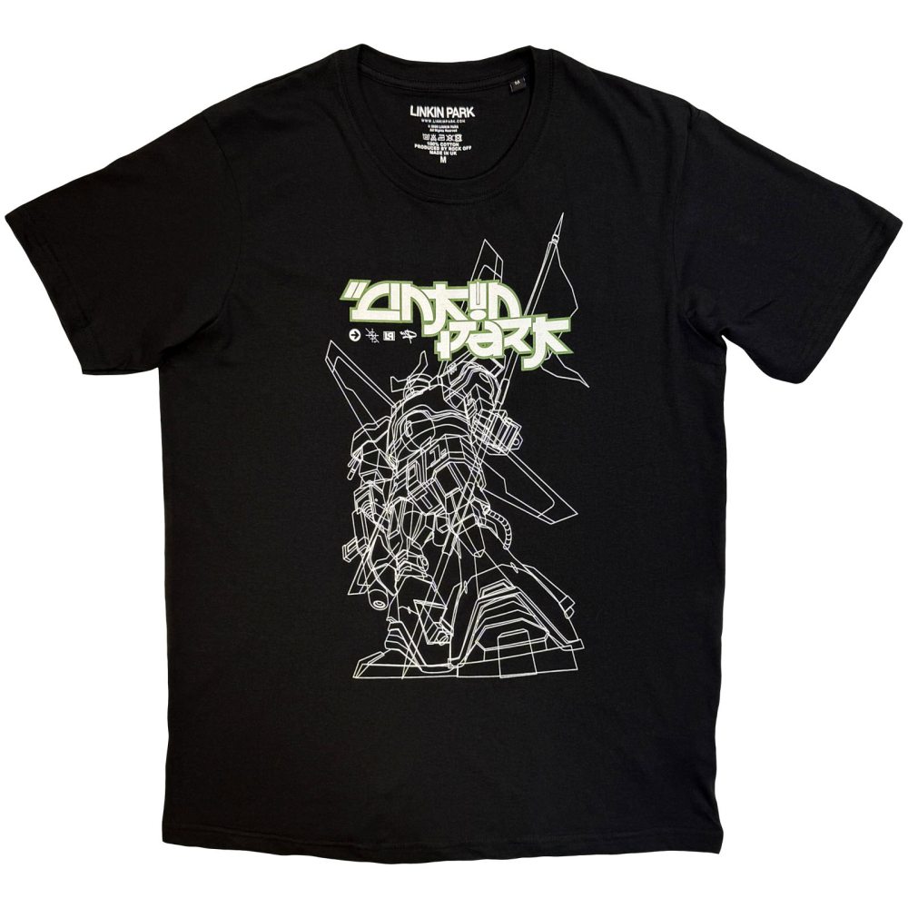 Linkin Park - Reanimation Mega Bot Mens Tshirt - Black